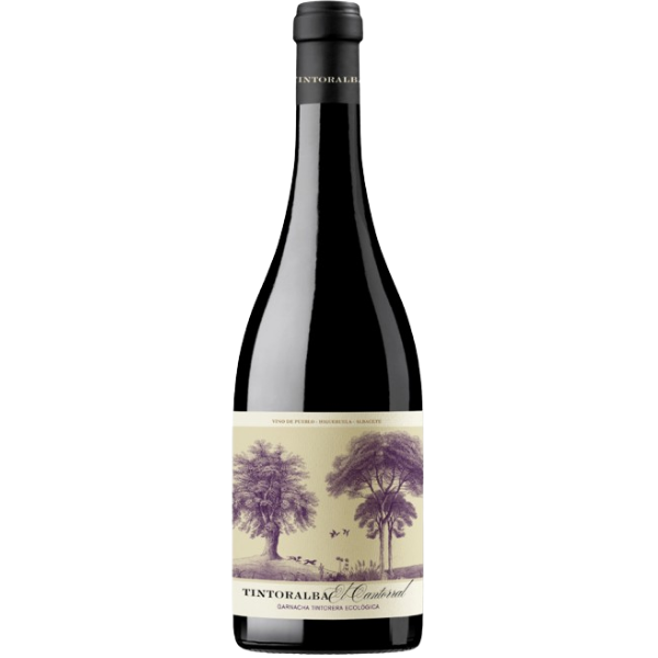 Botella de vino tinto joven Tintoralba El Cantorral 100% Garnacha Tintorera para barras y menús en Cantabria por L'abuela Maruchi