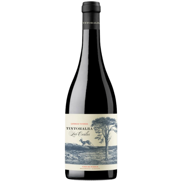 Botella de vino tinto Tintoralba Las Casillas Garnacha Tintorera de viñas viejas para restaurantes en Cantabria por L'abuela Maruchi
