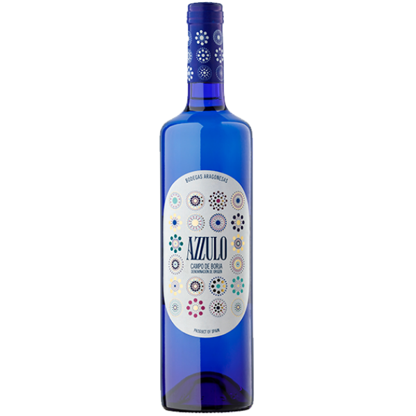 Botella de vino blanco semidulce Azzulo con aguja natural para terrazas y barras de Cantabria por L'abuela Maruchi