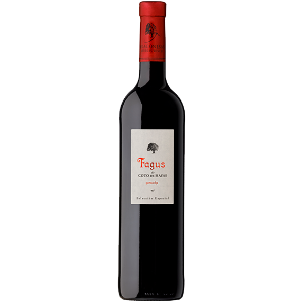 Botella de vino tinto de alta gama Fagus Garnacha de viñas viejas para asadores y restaurantes de Cantabria por L'abuela Maruchi