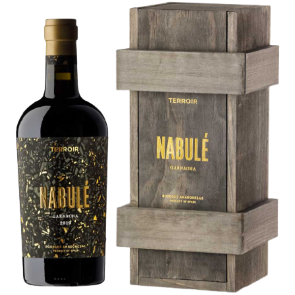 Botella de vino tinto Nabulé Garnacha de viñas viejas de altitud para cartas de alta gastronomía en Cantabria por L'abuela Maruchi