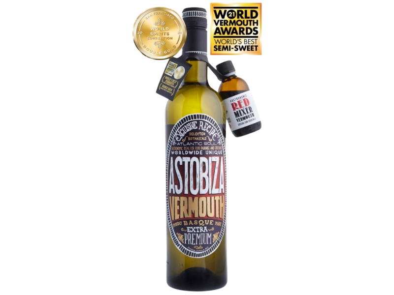 Botella vermut bodegas astobiza